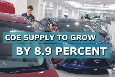 Hopes of lower premiums in light of bigger COE supply