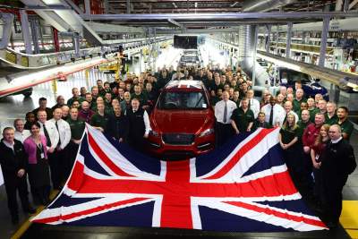 Jaguar Land Rover is the U.K.'s biggest car manufacturer for the second year