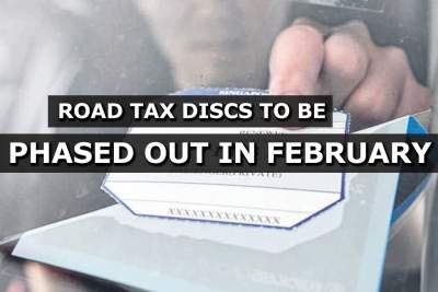 Road tax discs to be phased out from mid February