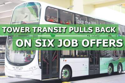 Tower Transit pulls back job offers for six bus captains