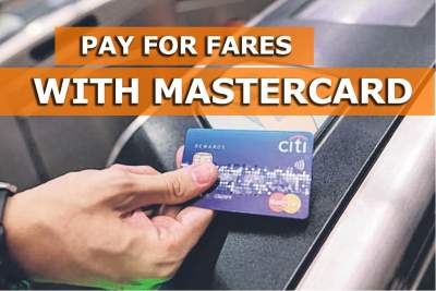 Pay for bus and train fares with Mastercard contactless cards