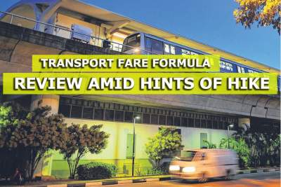 Transport fare formula review amid hints of hike