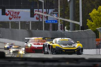 Victory for Parente headlines double podium for McLaren 650S GT3 at Long Beach
