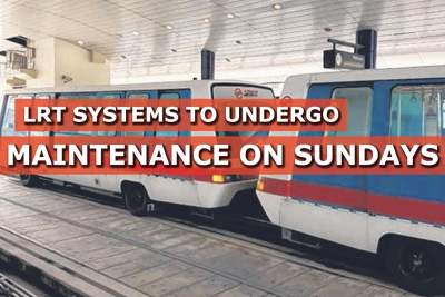 LRT systems to undergo maintenance on Sundays