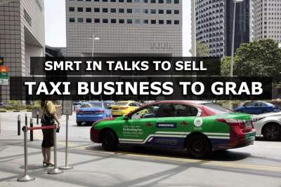 SMRT in talks to sell taxi business to Grab