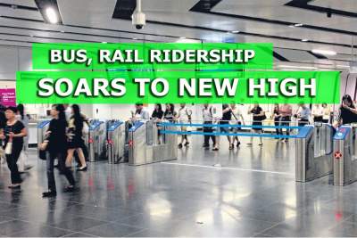 Bus, rail ridership soars to new high