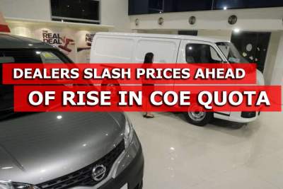 Commercial vehicle prices tumble ahead of COE increase
