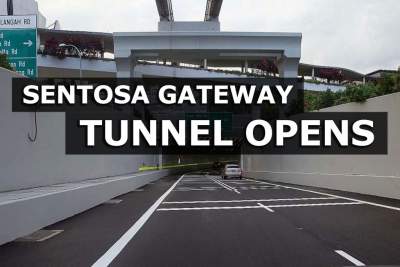 Sentosa Gateway Tunnel opens