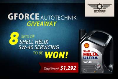 Eight sets of Shell Helix Engine Oil 5W40 worth up to $1,292 to be won