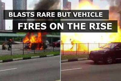 Experts say blasts rare but vehicle fires on the rise