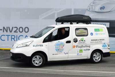 All-electric Nissan e-NV200 goes on 10,000km European electric tour