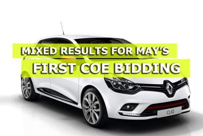 Mixed results for first round of COE bidding in May