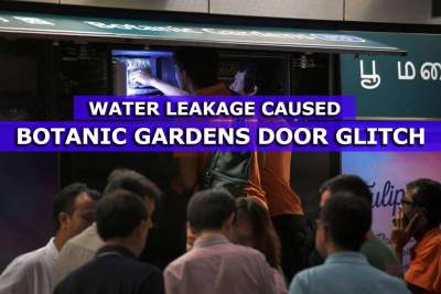 Water leakage caused Botanic Gardens door glitch on 3rd May: SBS Transit
