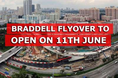 New Braddell Flyover to open on 11th June after repeated delays