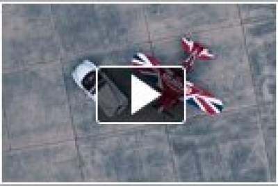Morgan pits Aero 8 against muscle biplane in airfield drag race