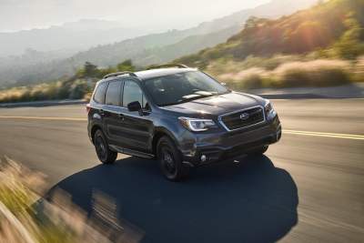 Subaru of America debuts 2018 Subaru Forester 2.5i Black Edition package