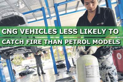 CNG vehicles less likely to catch fire than petrol models