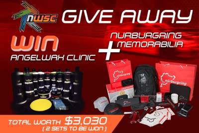 Angelwax Full Detailing Clinic & Nurburgring memorabilia worth $3,030 to be won!