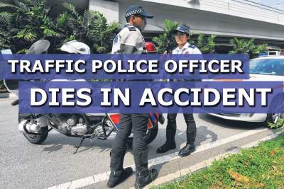 Traffic police officer dies in accident at Serangoon Road