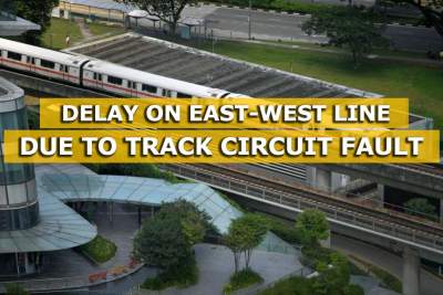 Delay on East-West Line due to track circuit fault