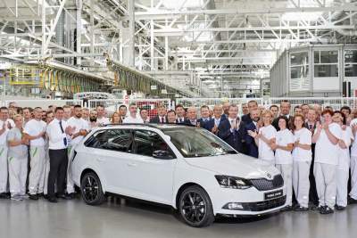 Skoda celebrates four million Fabias and 500,000th third generation