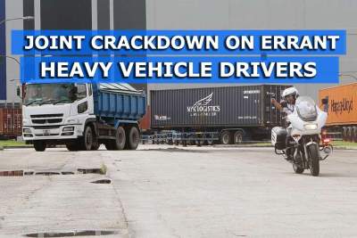 Joint crackdown on errant heavy vehicle drivers