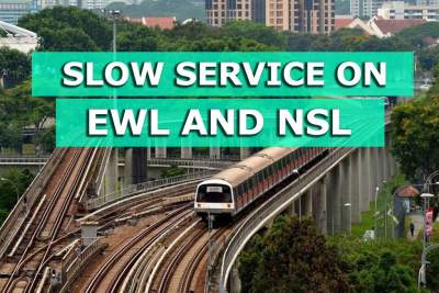 Commuters complain of slow service on East-West Line and North-South Line