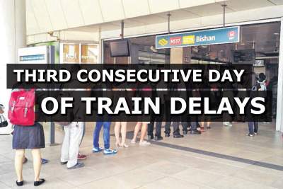 Commuters experience train delays during peak hour for third day in a row