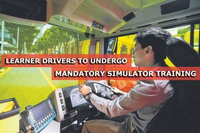 Learner motorists to undergo mandatory simulator training from 2019