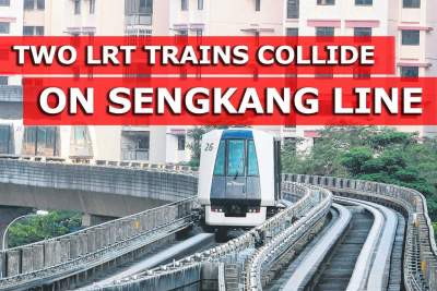 Two LRT trains collide on Sengkang Line: Report