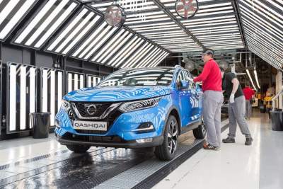 Production of the new Nissan Qashqai begins in the U.K.