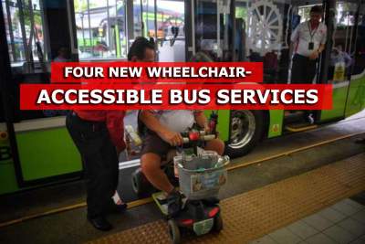 SMRT to introduce four new wheelchair-accessible bus services from 16th July