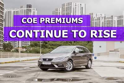 COE premiums continue to rise for July second bidding