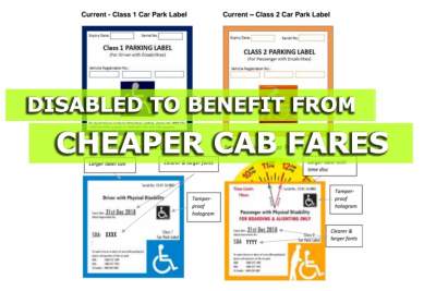 People with disabilities to benefit from cheaper cab fares