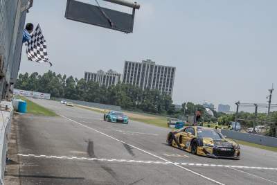 Dominant weekend for Audi teams at China GT Championship in Zhuhai