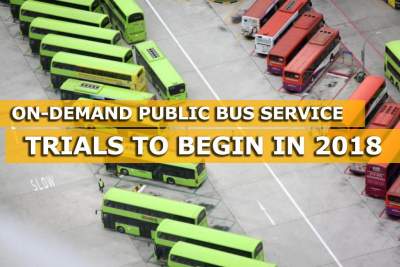 Trials of on-demand public bus services to begin in 2018
