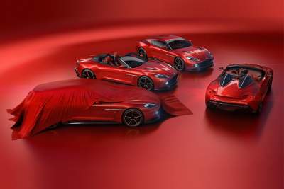 Aston Martin Vanquish Zagato Speedster and Shooting Brake complete 'family'