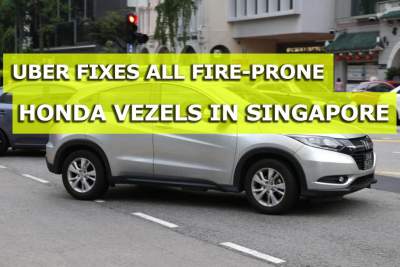 Uber fixes all fire-prone Honda Vezels in Singapore