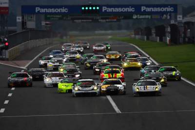 Podium for Marchy Lee and Shaun Tong at Blancpain GT Series Asia