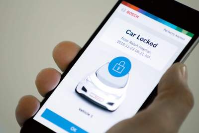 Bosch's Perfectly Keyless turns the smartphone into a car key
