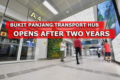 Bukit Panjang transport hub opens after two-year delay