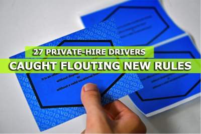 27 drivers caught flouting new rules for private-hire cars