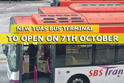 New bus terminal in Tuas to open on 7th October