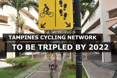 Cycling networks in Tampines to be tripled by 2022