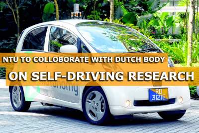 NTU to collaborate with Dutch body on self-driving vehicle research