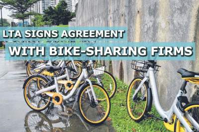 LTA signs responsible parking agreement with bike-sharing firms and stakeholders