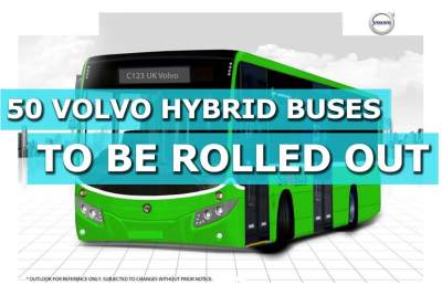 50 Volvo hybrid buses to be rolled out