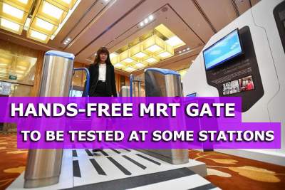 Hands-free MRT gates to be tested at some stations