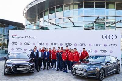 FC Bayern Munchen receives new Audi models