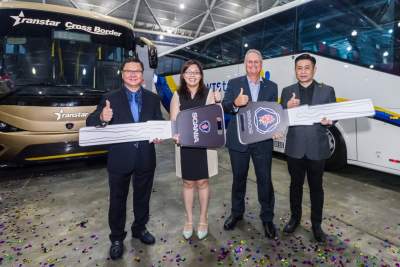 Scania Singapore delivers order of 20 K-series coaches for cross-border travel
